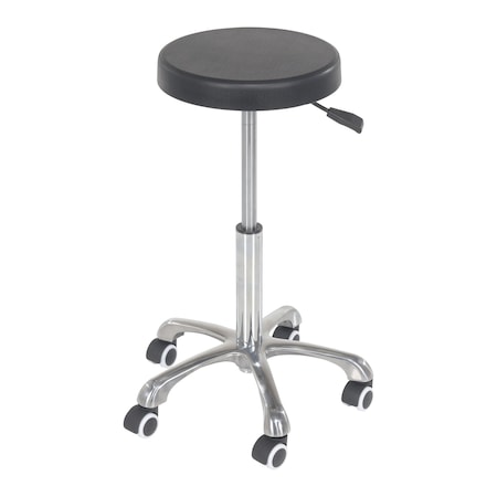 Vestil Ergonomic Work Chair, Adj. Height Stool 19 In - 27 In. ESE-WS-1927